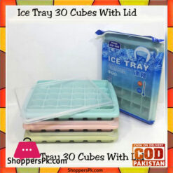 Ice Tray 30 Cubes with Lid
