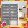 Intelligent Plastic Portable 2 Cube Cabinet – Shoe Rack 10 Cube