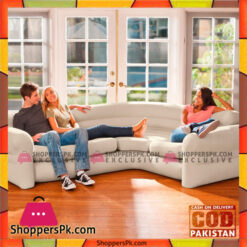 Intex Inflatable Corner Sofa, 101" X 80" X 30" - 68575