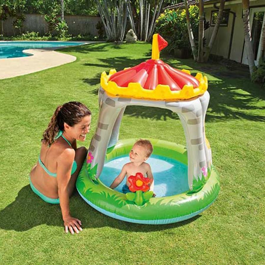 Intex Royal Castle Baby Pool Box Package - 48 Inch - Age 1 to 3 - - 57122