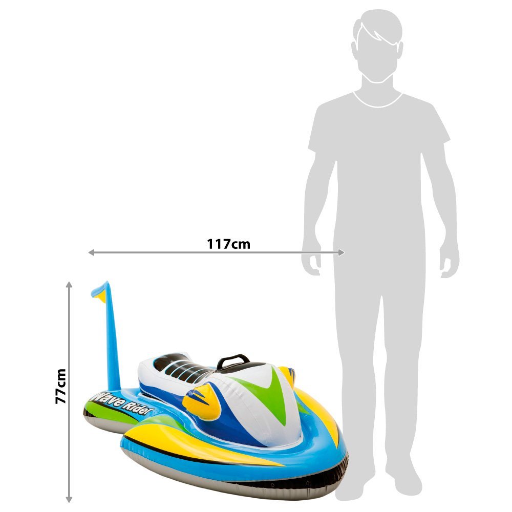 Intex Wave Rider Ride On Inflatable Scooter - 3.8 Feet X 2.5 Feet - 57520 5 Intex Wave Rider Ride On Inflatable Scooter - 3.8 Feet X 2.5 Feet - 57520