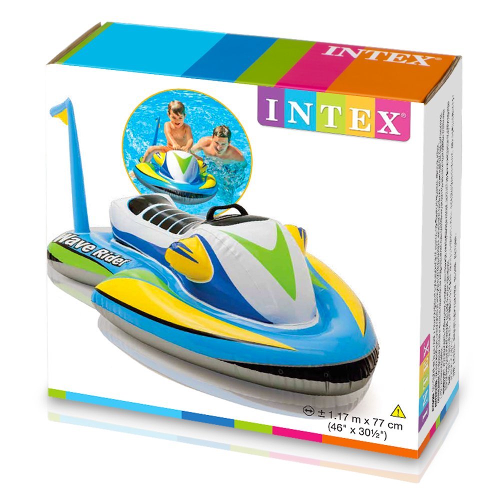 Intex Wave Rider Ride On Inflatable Scooter - 3.8 Feet x 2.5 Feet - 57520