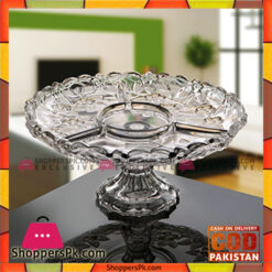 Karen Large Compartment Plate on Foot 31 Cm