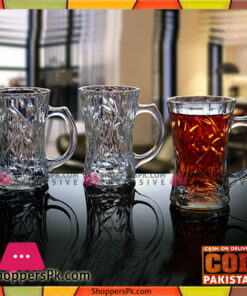 Leaf Cut Small Mug Set 6 Piece