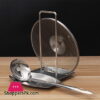 Lid And Spoon Rest Stand Stainless Steel