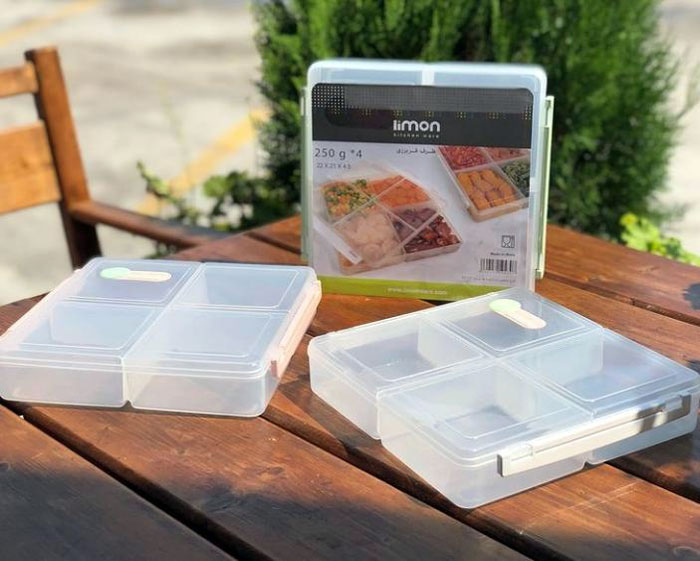 Limon 4 Section Tray 180 Gram X 4 Partition