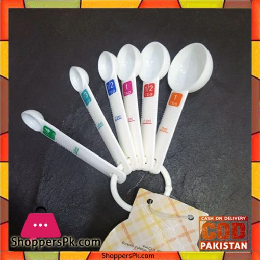 Measuring Spoons - Plastic Set of 6
