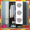 Modern Design Portable 6 Cube With Hanging - 2 Shoe Rack 1 Modern Design Portable 6 Cube With Hanging - 2 Shoe Rack