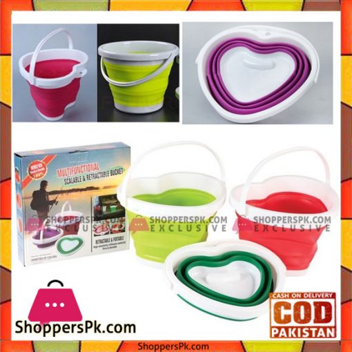 Multifunctional Scalable and Retractable Bucket For Car Travel Outdoors Picnic etc