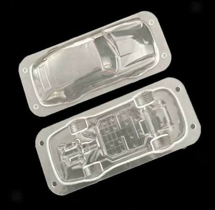 New 3D Clear Plastic Car Shape Chocolate Mold