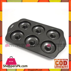 Non-Stick 6 Cavity Doughnut Pan