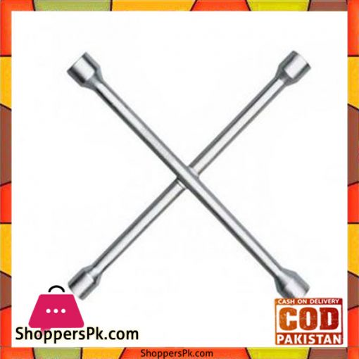 Nut Busters 4-Way Lug Wrench 12-13-14-17 mm - Silver
