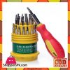 Pack Of 10 Complete 31 In 1 Screwdriver Set White