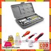 Pack Of 3 Socket Wrench Set With Screwdriver - Multi Color