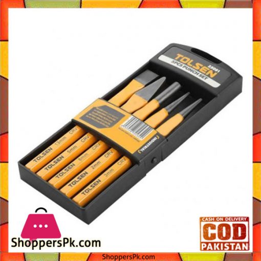 Pack Of 5 Punch Set - Yellow