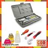 Pack of 3 Socket Wrench Set with Screwdriver & Wrench Set Multi Color