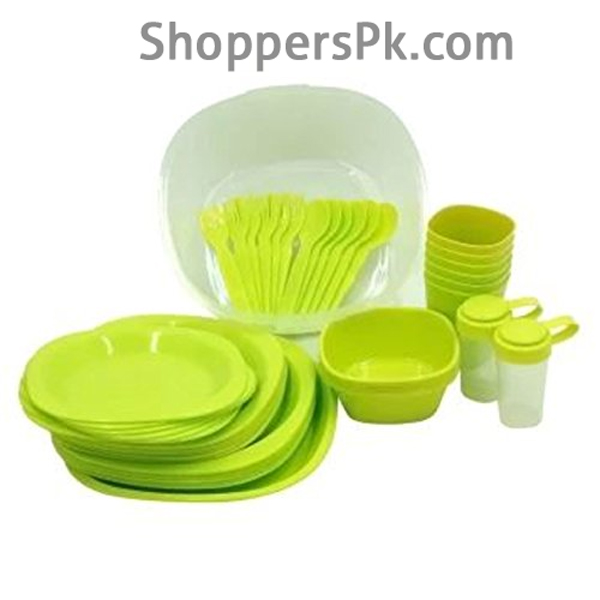 Picnic Package Set Green 36 Pieces