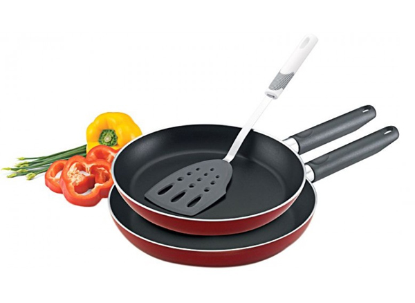 Prestige Frypan 22+28 Cm Twinpack With Tool 20982