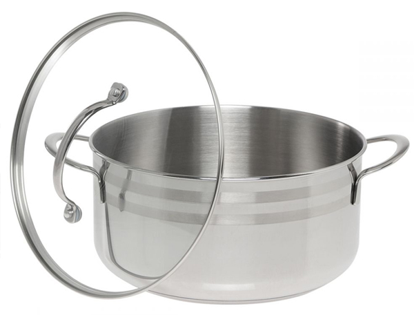 Prestige Infinity Stainless Steel Cookware Set Of 11-Piece, Silver - Pr77376