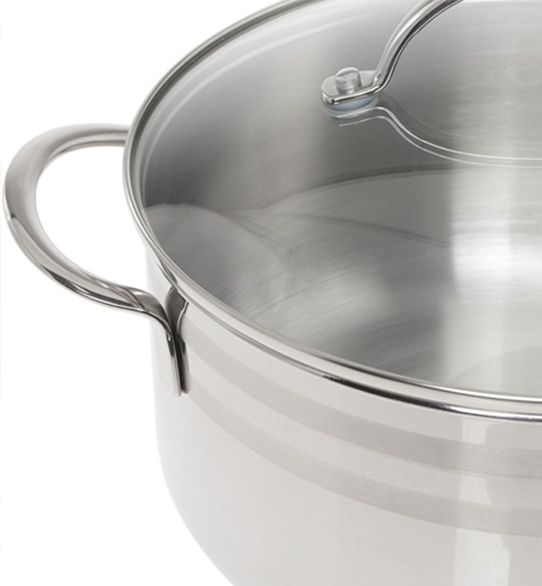 Prestige Infinity Stainless Steel Cookware Set Of 11-Piece, Silver - Pr77376