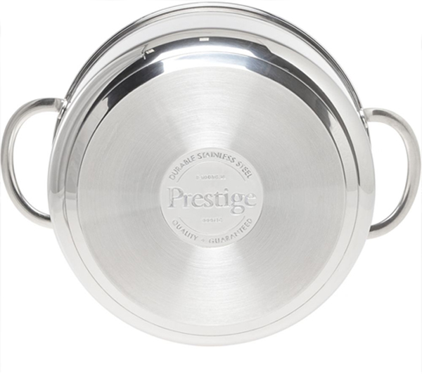 Prestige Infinity Stainless Steel Cookware Set Of 11-Piece, Silver - Pr77376
