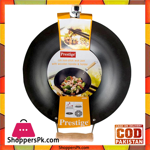 Buy Prestige Nonstick Wok Pan 20cm Black 42254 at Best Price in Pakistan