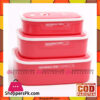 Rectangle Food Container 3 Pcs
