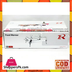 Royal Rectangular Buffet Serving Dish Food Warmer Set Of 2 Pcs 1.8 Liter