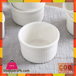 3 Inch Set of 6 Porcelain Ramekin Set in Pakistan
