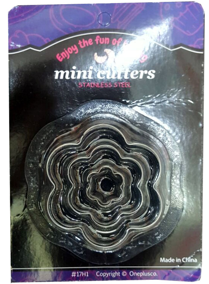 Stainless Steel Biscuit Cutter 3 Pcs - Flower Shape