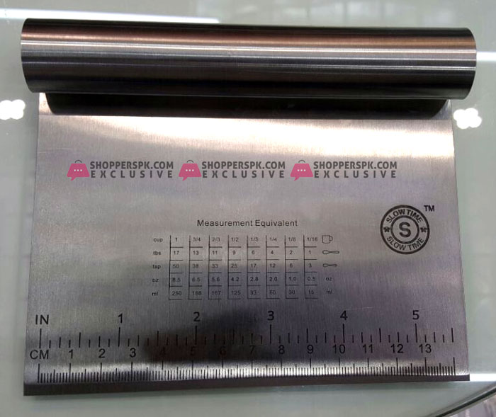 Stainless Steel Cake Scraper Cutter Scale Pizza Dough Pastry