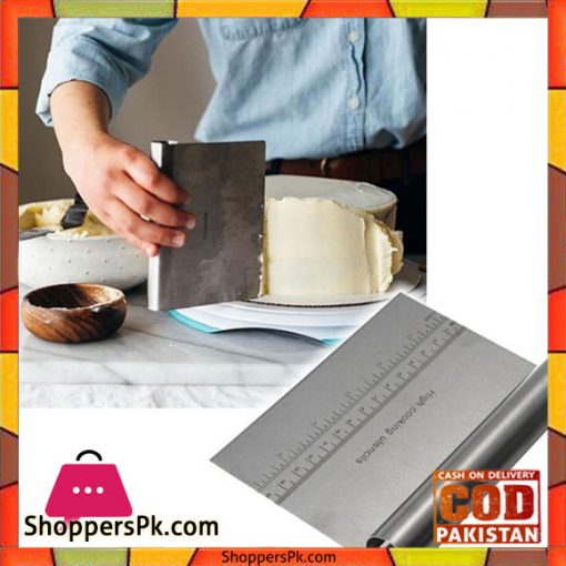 Stainless Steel Cake Scraper Cutter Scale Pizza Dough Pastry