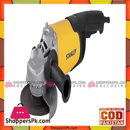 Stanley Angle Grinder 5'' 125Mm 1400W Long Handle Stanley - Yellow