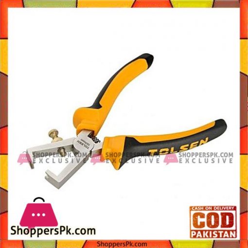 Tolsen Wire Stripping Pliers 160MM - 6 Inch - Black and Yellow
