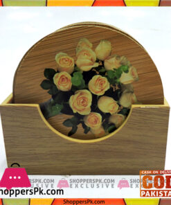 Bamboo Tea Coaster with Stand BK1