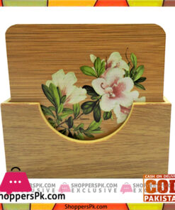 Bamboo Tea Coaster with Stand BK2