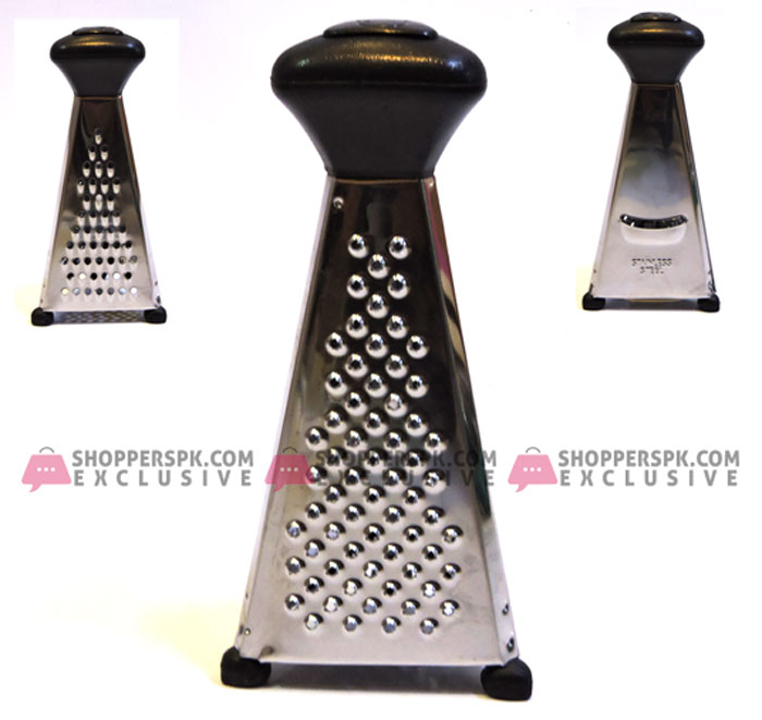 3 Way Mini Cheese Grater Stainless Steel - 5 Inch