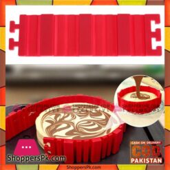 4 Pec Lot Nonstick Silicon Cake DIY Baking Square Rectunglar Round Shape Mold Magic Bakewere Bake