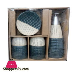 4Pcs Ceramic Bathroom Set
