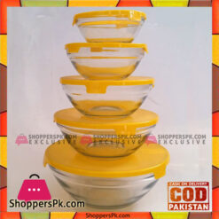5 Pcs Bowl Set Yellow