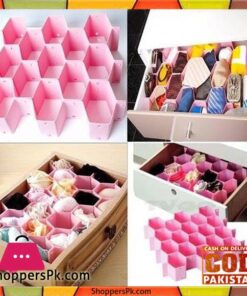8-Piece Honeycomb Drawer Clapboard Closet Divider