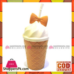 Cone Milkshake Glasses With Straw 550ML Capacity