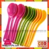Cute Colorful Children Spoons Plastic Sauce Spoon Multi Color Plastic Spoon Set of 6pcs