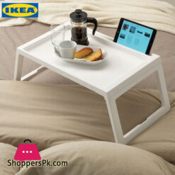Ikea KLIPSK Plastic Breakfast Bed Tray Table with iPad Holder