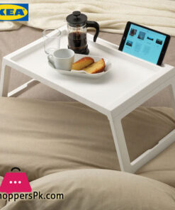 Ikea KLIPSK Plastic Breakfast Bed Tray Table with iPad Holder