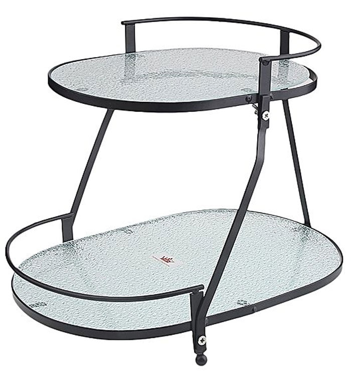 Imperial Glass Cake Serving Trolley 1027