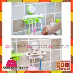 LUKZER Magic Double Celebration Magic Four Toothbrush Holder