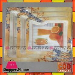 Melamine Plastic Serving Tray 3 Pcs