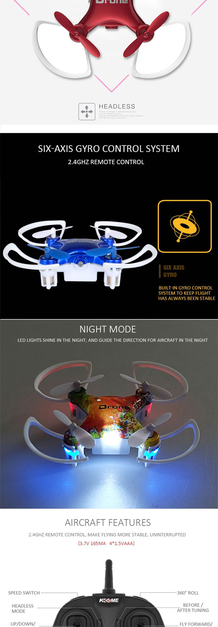 Mini Remote Control Drone K700