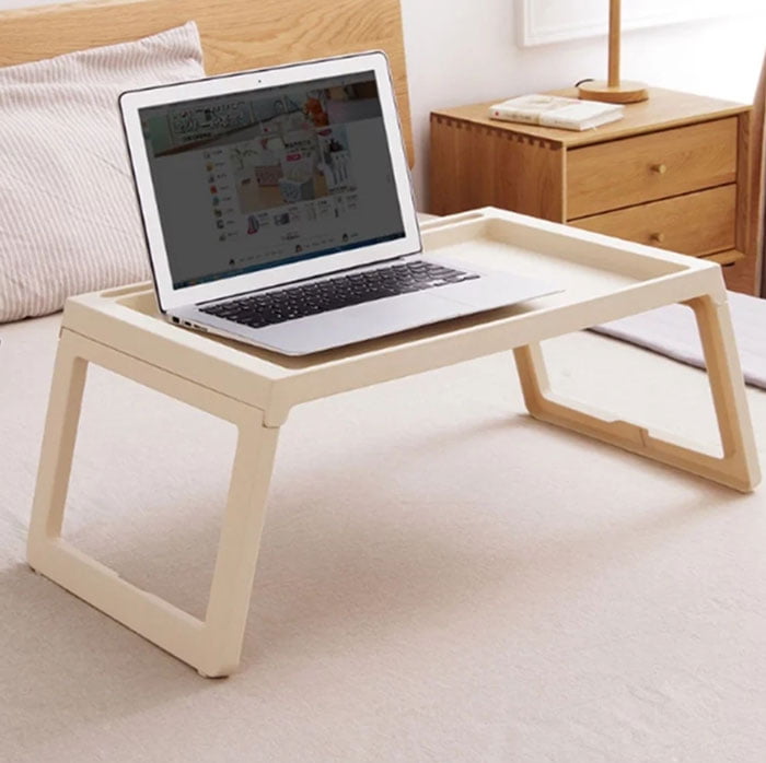 Ikea KLIPSK Plastic Breakfast Bed Tray Table with iPad Holder